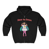 Zana the Brave NEW - Adult Unisex Heavy Blend™ Full Zip Hooded Sweatshirt
