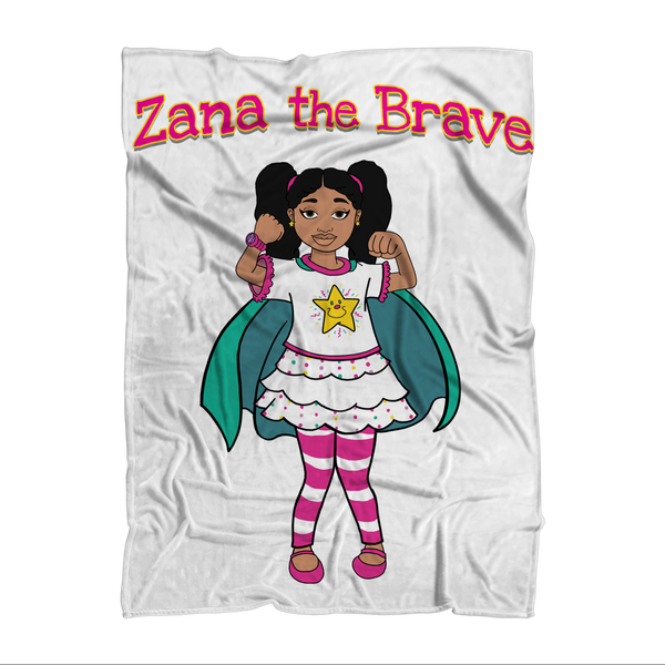 Zana the Brave NEW Sublimation Throw Blanket