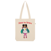 Zana the Brave NEW Organic Tote Bag