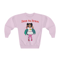 Zana the Brave NEW - Youth Crewneck Sweatshirt