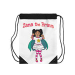 Zana the Brave NEW Drawstring Bag - White