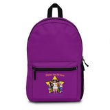 THE BRAVE TEAM Backpack (Made in USA) - Purple