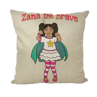 Zana the Brave NEW Throw Pillows