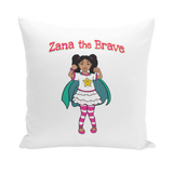 Zana the Brave NEW Throw Pillows