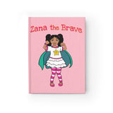 Zana The Brave NEW Journal - Ruled Line (Pink)