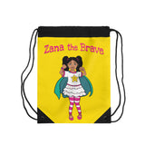Zana the Brave NEW Drawstring Bag - Yellow