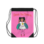 Zana the Brave NEW Drawstring Bag - Hot Pink