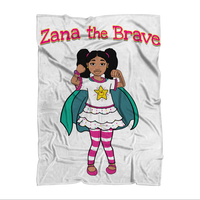 Zana the Brave NEW Sublimation Throw Blanket